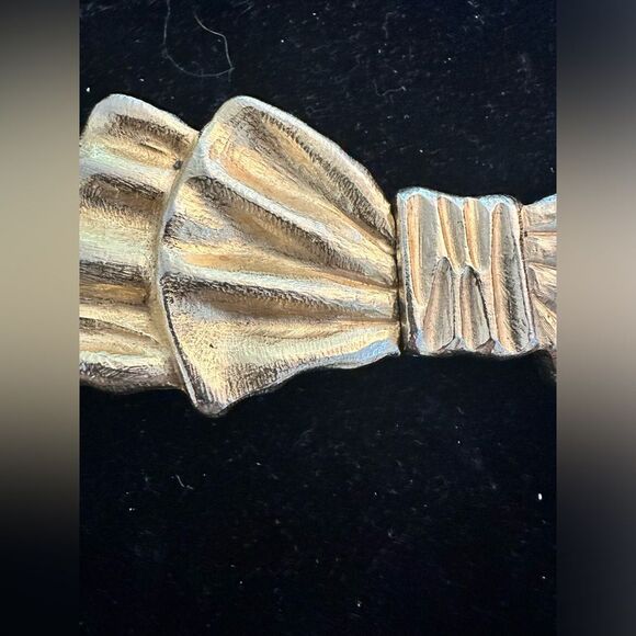 Vintage Gold Bow Belt Buckle main image 5